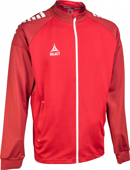 Select - Spain V25 Training Zip Jacket - Rot & weiß