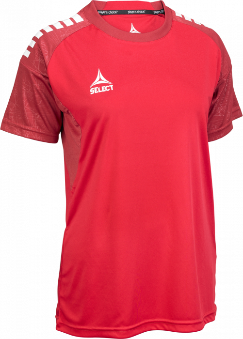 Select - Spain V25 Player Shirt S/s Women - Rosso & bianco
